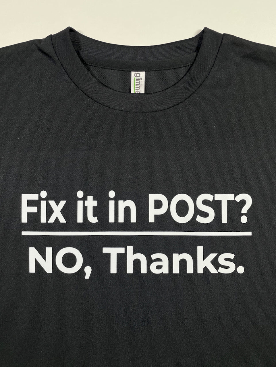 SOUND DEPT. Tシャツ "Fix it in POST?"