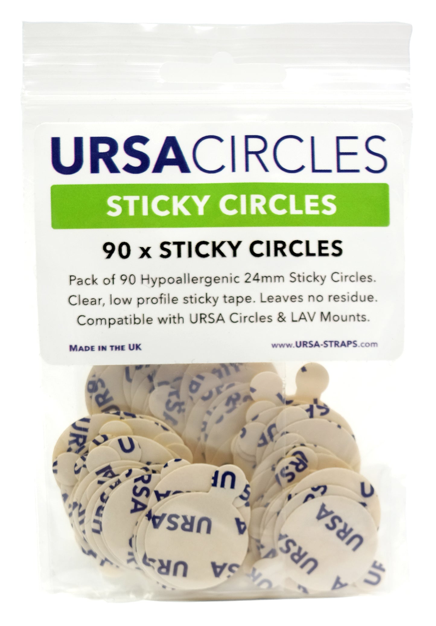 URSA Pack of 90 Sticky Circles